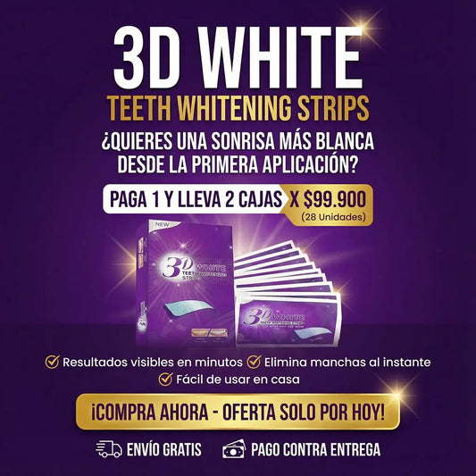 CAJA TIRAS DENTALES BLANQUEADORAS